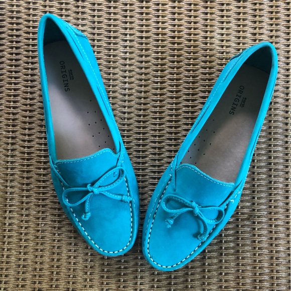 🦋 Earth Teal Suede Driving Moccasin 🦋 - Picture 4 of 11